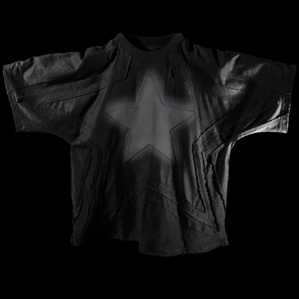 Badson Black Star T Shirt 2.webp