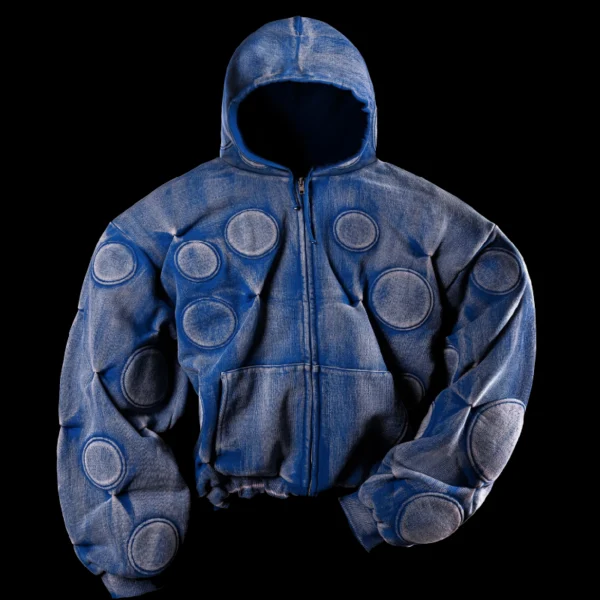 Badson Cobalt Oxygen Padded Hoodie Blue 2.webp