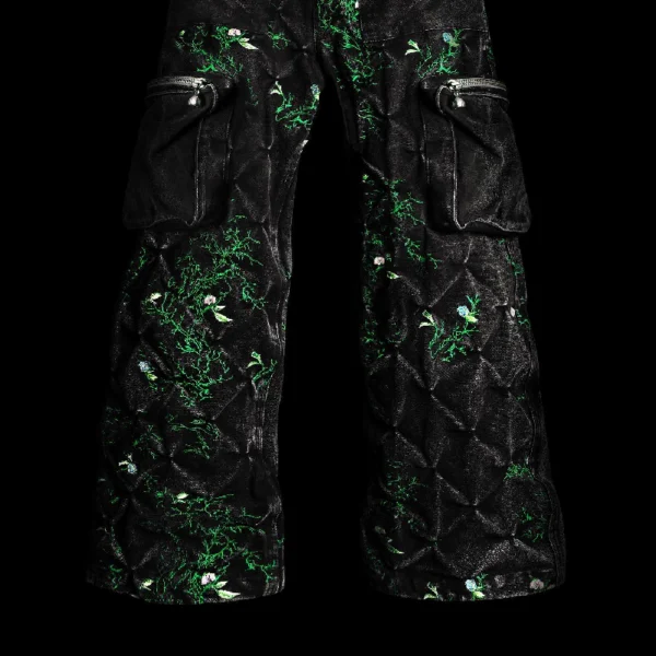 Badson Overgrowth Cargo Pants Black 1.webp